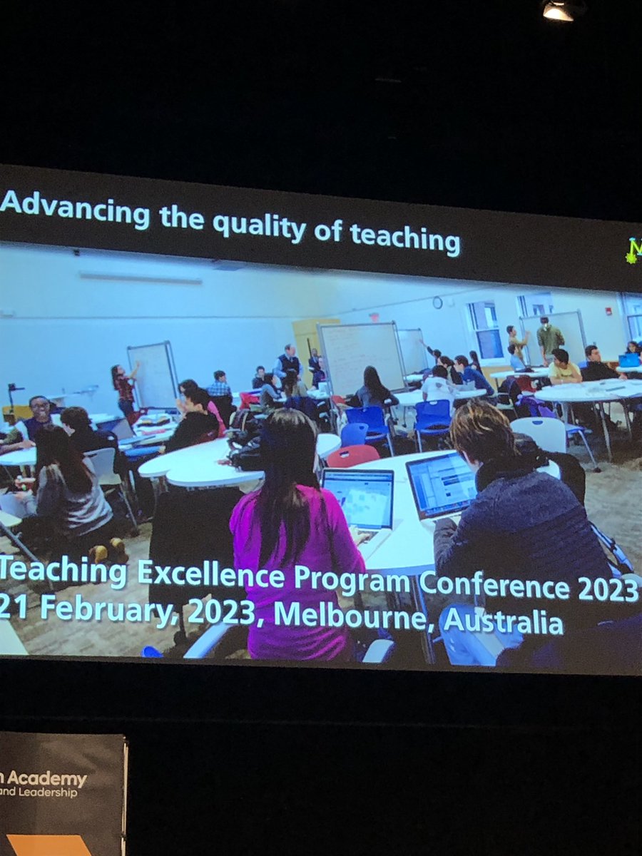EmmaMooreMaths's tweet photo. Advancing the quality of teaching with Eric Mazur. @AcademyVIC @eric_mazur #TEP23
#teachingexcellence
#academyvic https://t.co/mBV28zHmLL