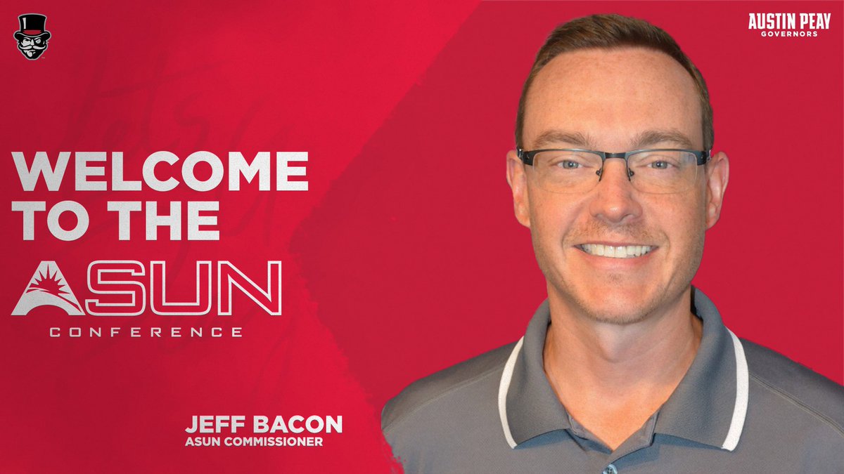 letsgopeay's tweet photo. Welcome to the @ASUNSports Conference, Commissioner Jeff Bacon! We can’t wait to have you in #Stacheville! 🎩☀️

#ASUNBuilt | #LetsGoPeay https://t.co/S17JCs1X7p