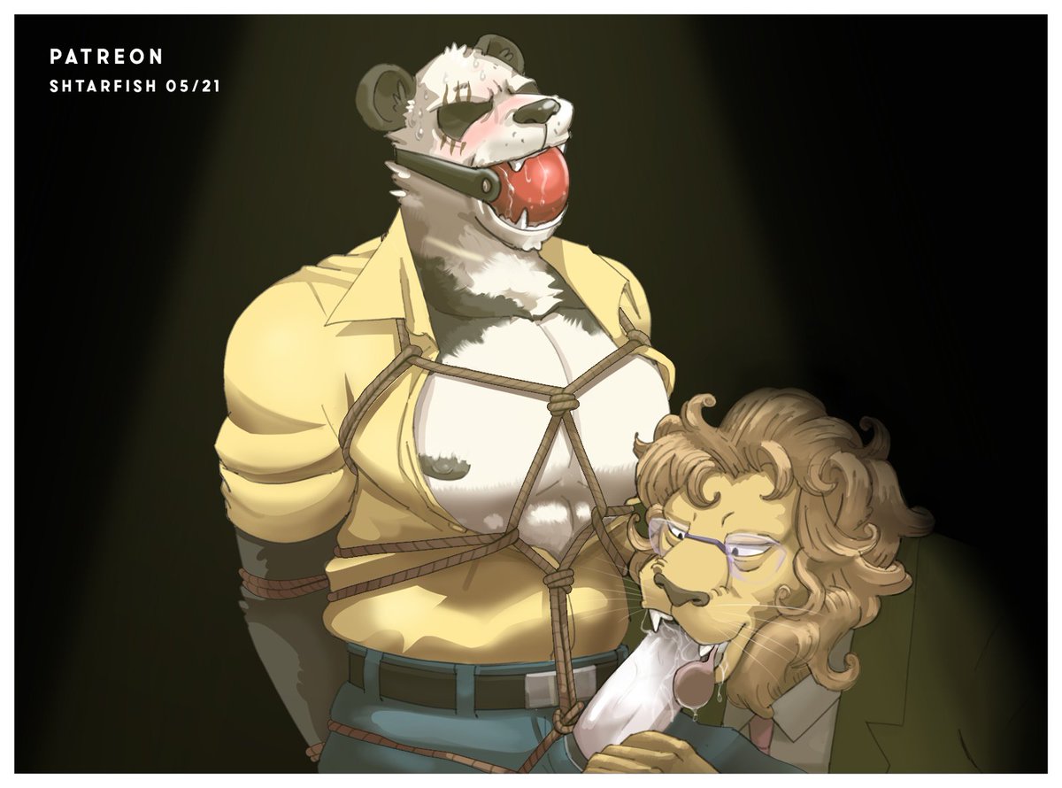 NotRFW's tweet photo. Set of Gouhin x Ibuki pictures originally posted at my p@treon back in 2021!  #beastars https://t.co/R4NUwLYML9
