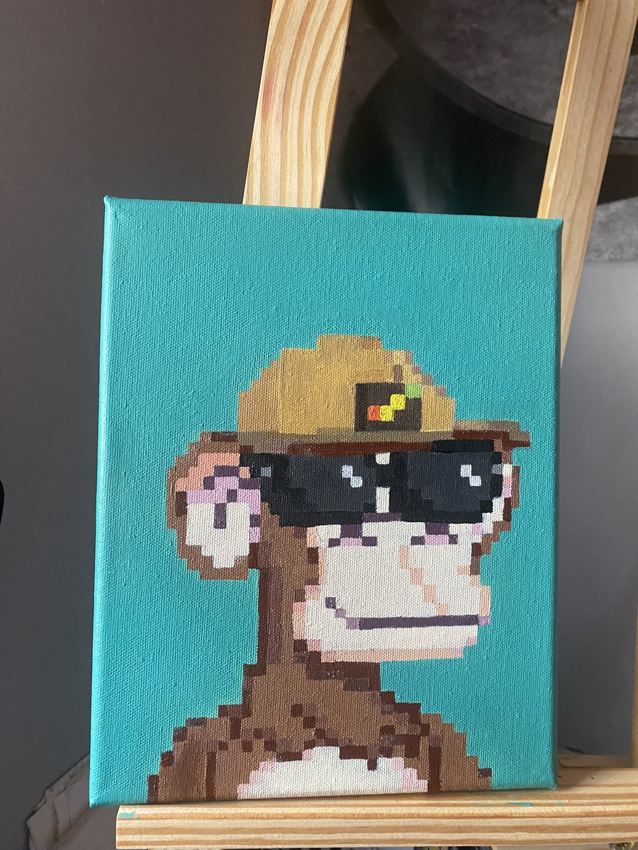 Rozartnft's tweet photo. I’m thrilled to be joining the @ApeGangNFT community and to be bringing something new and exciting to all Apes! Message or comment for details on how to get your own Ape brought to life! Stay tuned and follow me for more content soon! #apegang #apegangnft #WEAREAPEGANG https://t.co/SZPRpJNrXt