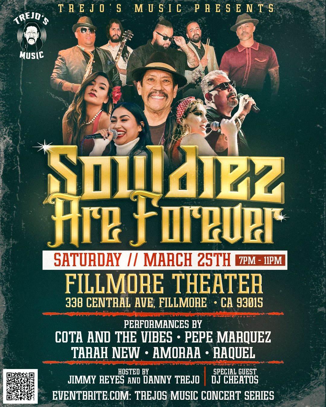 Trejo's Music on Twitter "Presenting 'Souldiez Are Forever' this March