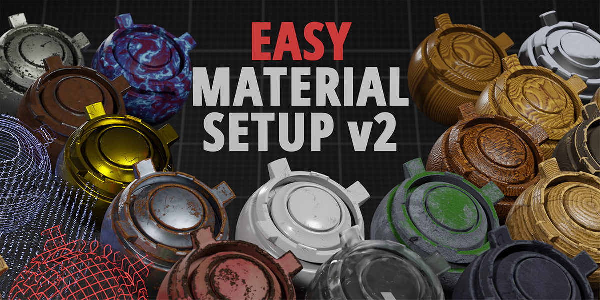 Insertzs's tweet photo. The new update for Easy Material Setup is finally here. π₯
We've updated all preview balls for materials, improved material quality, and even added some new geometric nodes.
#b3d #blender3d #3dmaterials #assetlibrary #updatenews #blendermarket https://t.co/nAg9nTF2GP