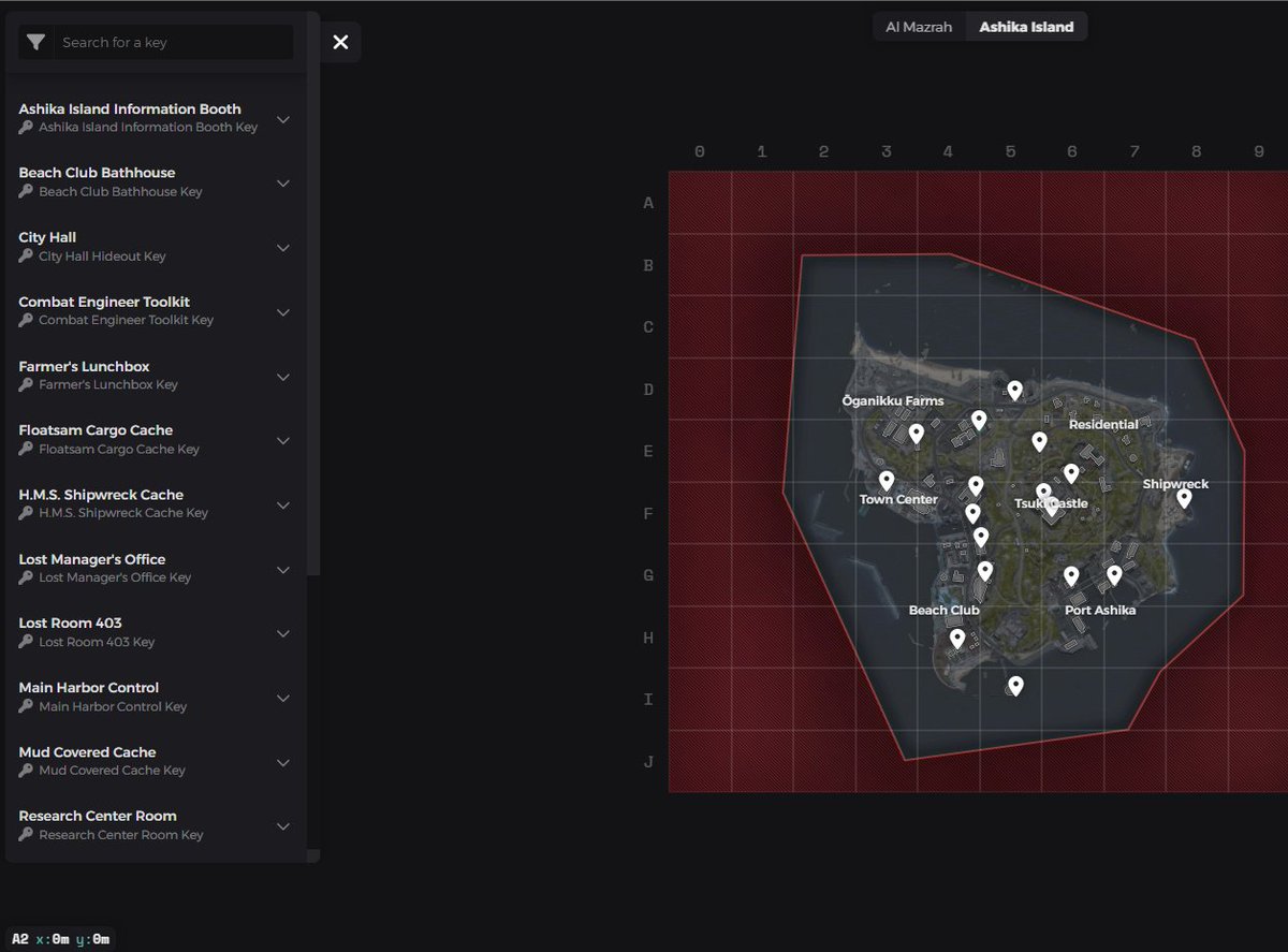 DMZ Keys | Interactive COD Map (@DmzKeys) / Posts / X