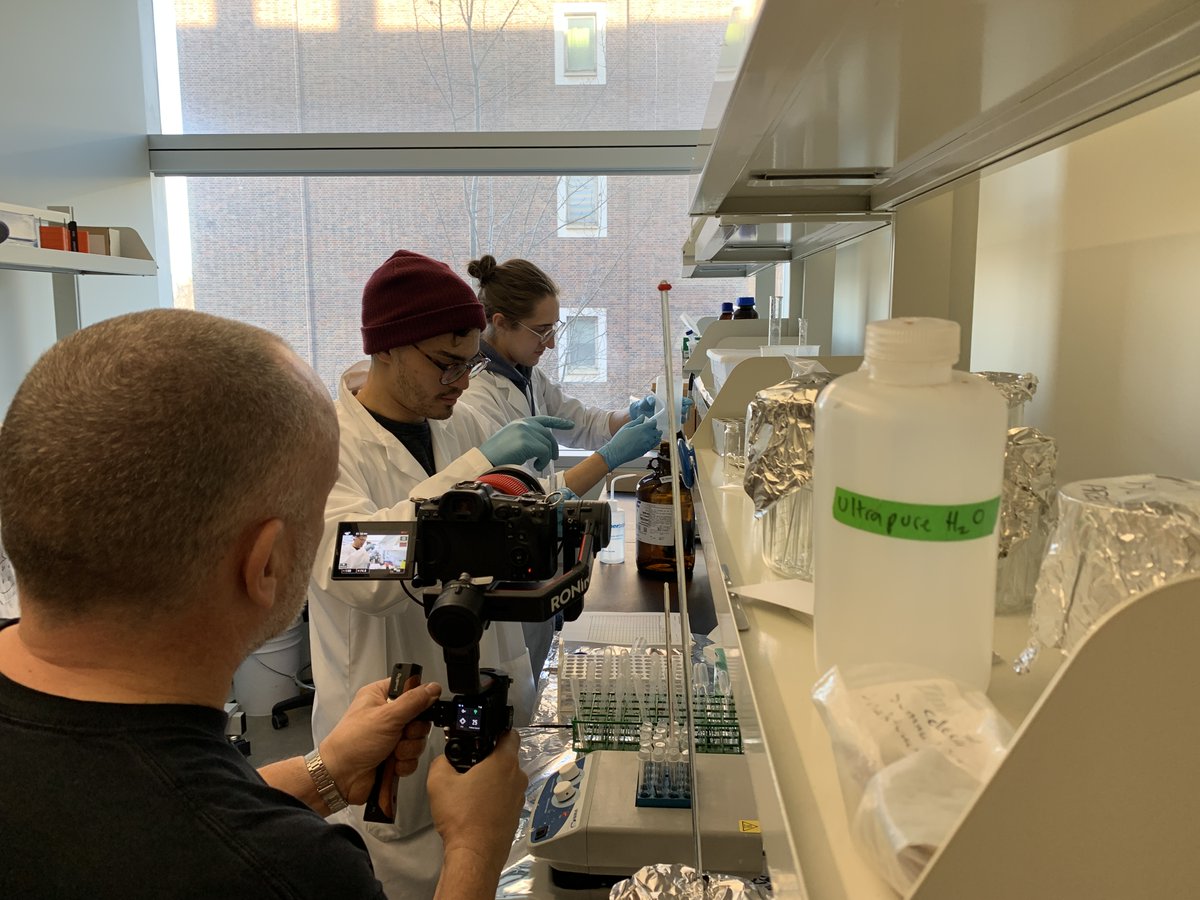 yukonberingia's tweet photo. Last week, we had the privilege of filming with Dr. Britta Jensen, Dr. Alberto Reyes, and Dr. Duane Froese. These videos, along with the recent segments filmed with Dr. Grant Zazula and Elizabeth Hall, will be incorporated into our upcoming exhibits #BeringiaBTS #MuseumMonday https://t.co/DjEO5ZByLZ