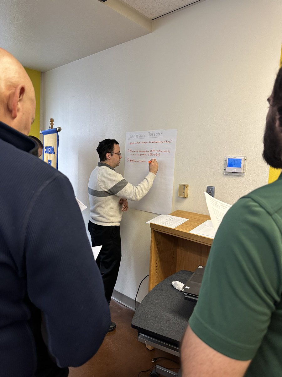 Absolutely loved to the opportunity to provide training on student engagement to the Cathedral HS faculty. Fantastic discussions and collaboration. <a href="/Liz_C_Bonilla/">Elizabeth Bonilla</a> #WeR19