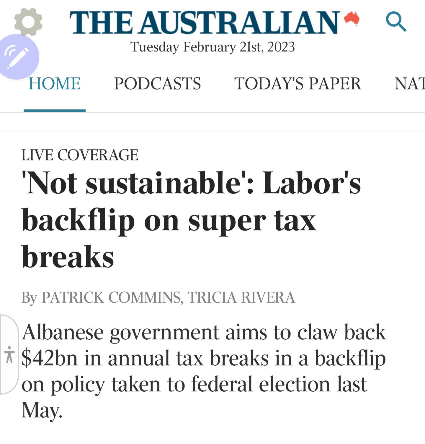 I Say Toad! on Twitter "Albanese government to raise 42 billion a year revenue by hiking taxes