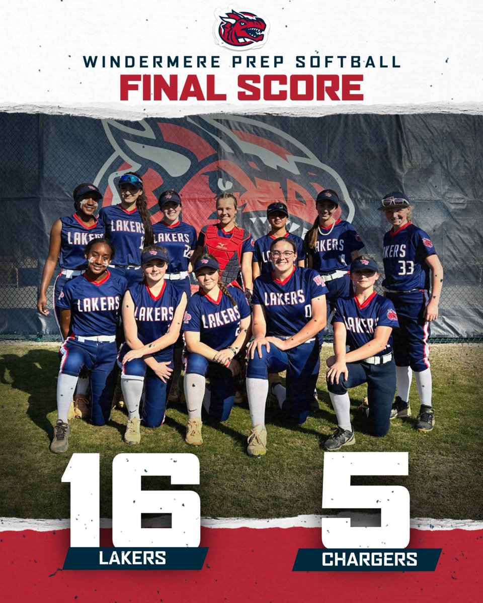 SB | FINAL: <a href="/sb_wps/">Windermere Prep Softball</a> 16 - Cary Academy 5

The Lakers open the season with a win on Opening Day.