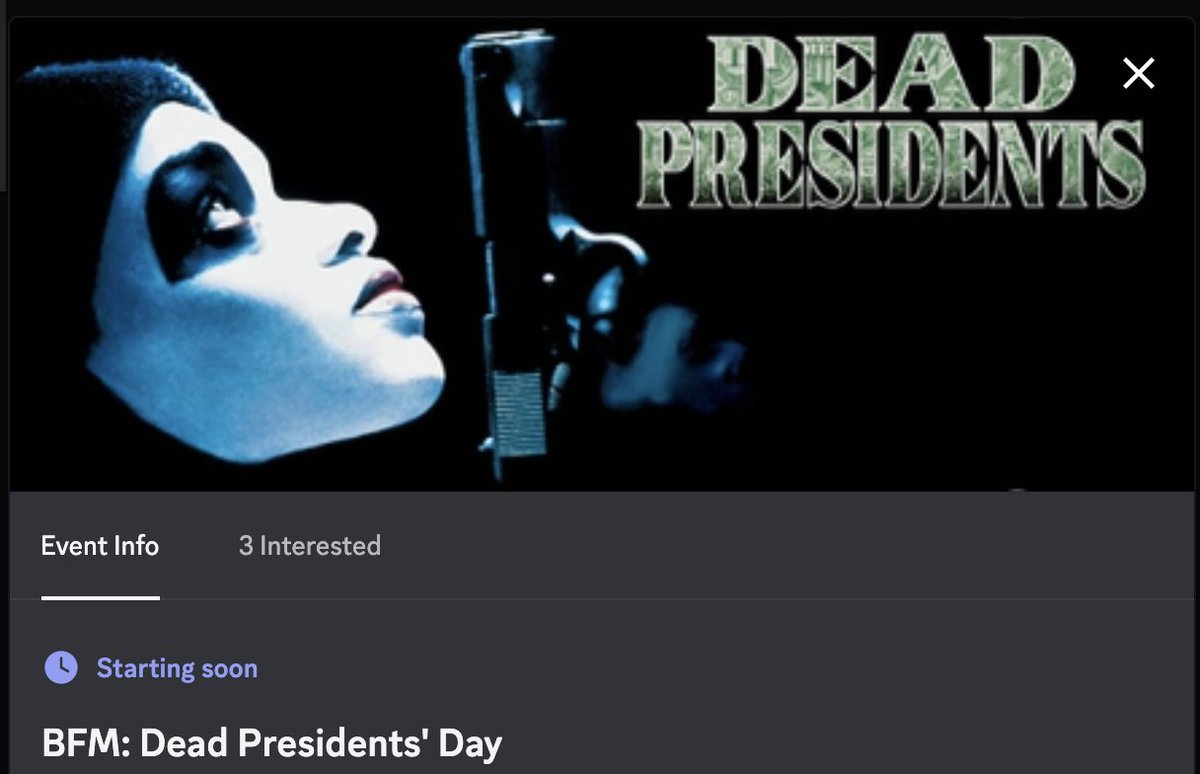 yeah we doin this shit #DeadPresidents #DeadPresidentsDay