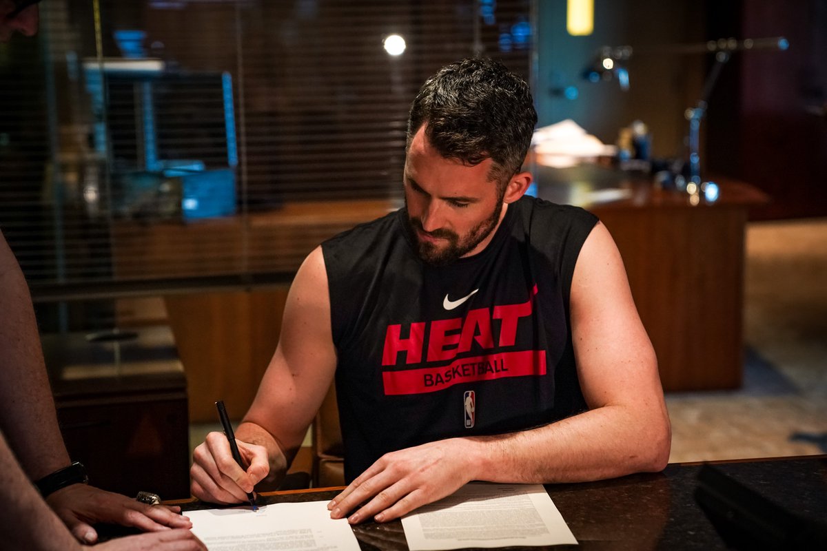 LOVE to see it ✍️

OFFICIAL: The Miami HEAT have signed 5x #NBAAllStar Kevin Love.
