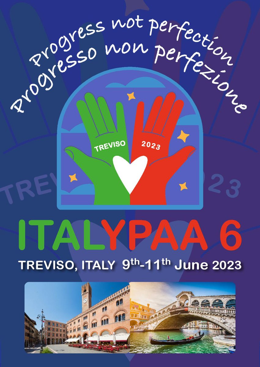 ITALYPAA's tweet photo. ITALYPAA 🇮🇹 2023 #Treviso near #Venice between 9th - 11th June

#AA convention with full English speaking program, reduced room prices &amp; pre-registration just €15 until 28th February

💚🩶❤️ to see u there!

Pls see https://t.co/KPacSsury6 for more details

#ODAAT #recoveryposse https://t.co/t4oMwRWN9p