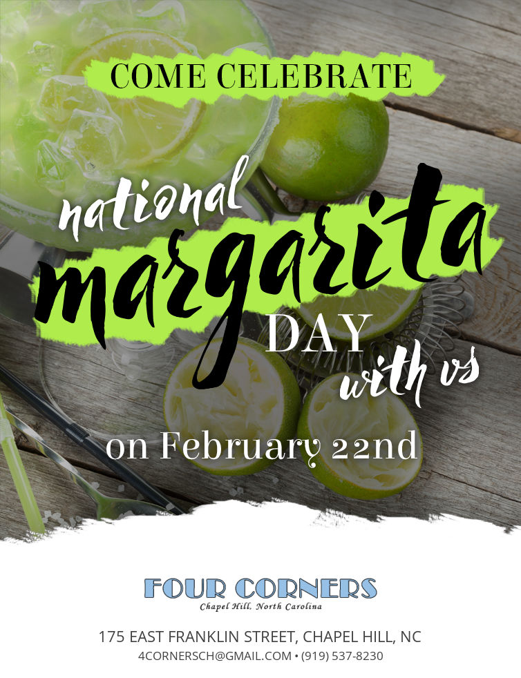 FourCornersCH's tweet photo. Come celebrate National Margarita day with us on February 22nd. https://t.co/gXWnbQ1WC7 https://t.co/fWejaGYBTv