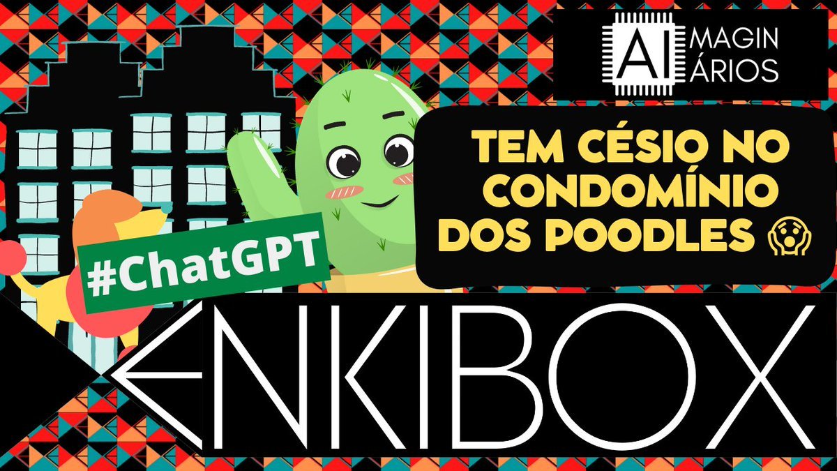 enkibox's tweet photo. Um condomínio habitado por poodles, em cima de uma mina de césio e com um cacto como síndico.

Agora, no #AIMaginário, série do Enkibox (com auxílio do amado e odiado #ChatGPT )

https://t.co/w0yKl9ZOBO
@JrEnki https://t.co/1qLiNYLO8Q