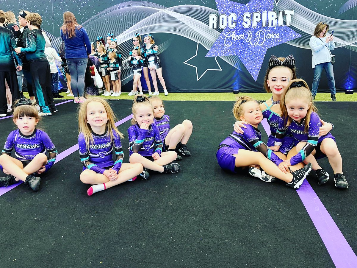Glitter Girls really brought it with their performance yesterday at the ROC Spirit competition! Every performance they get better and better, and always SO cute! 💜💎

#WeAreDynamic #AllStar #AllStarCheer #AllStarCheerleading #AllStarCheerleader #cheerleading #competitivecheer