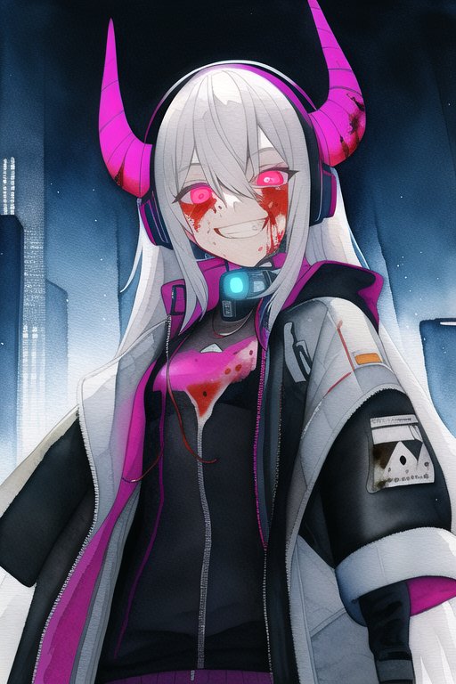 wawawa_ai's tweet photo. @6BDf4N7yeKYYNXC #機械がすべての国 
#NovelAI #AIイラスト #AiArt
少女型Ai戦闘部隊『Horns』
反対派を排除するため巡回している https://t.co/WcGUqnN2c6