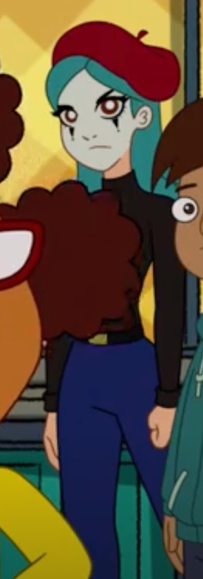 Probe1002's tweet image. I was watching "For Whom the Belle Trolls" (an episode from @DanPovenmire 's Hamster and Gretel and I spotted this random mime in the background, and I loved the design so much that I had to draw it.