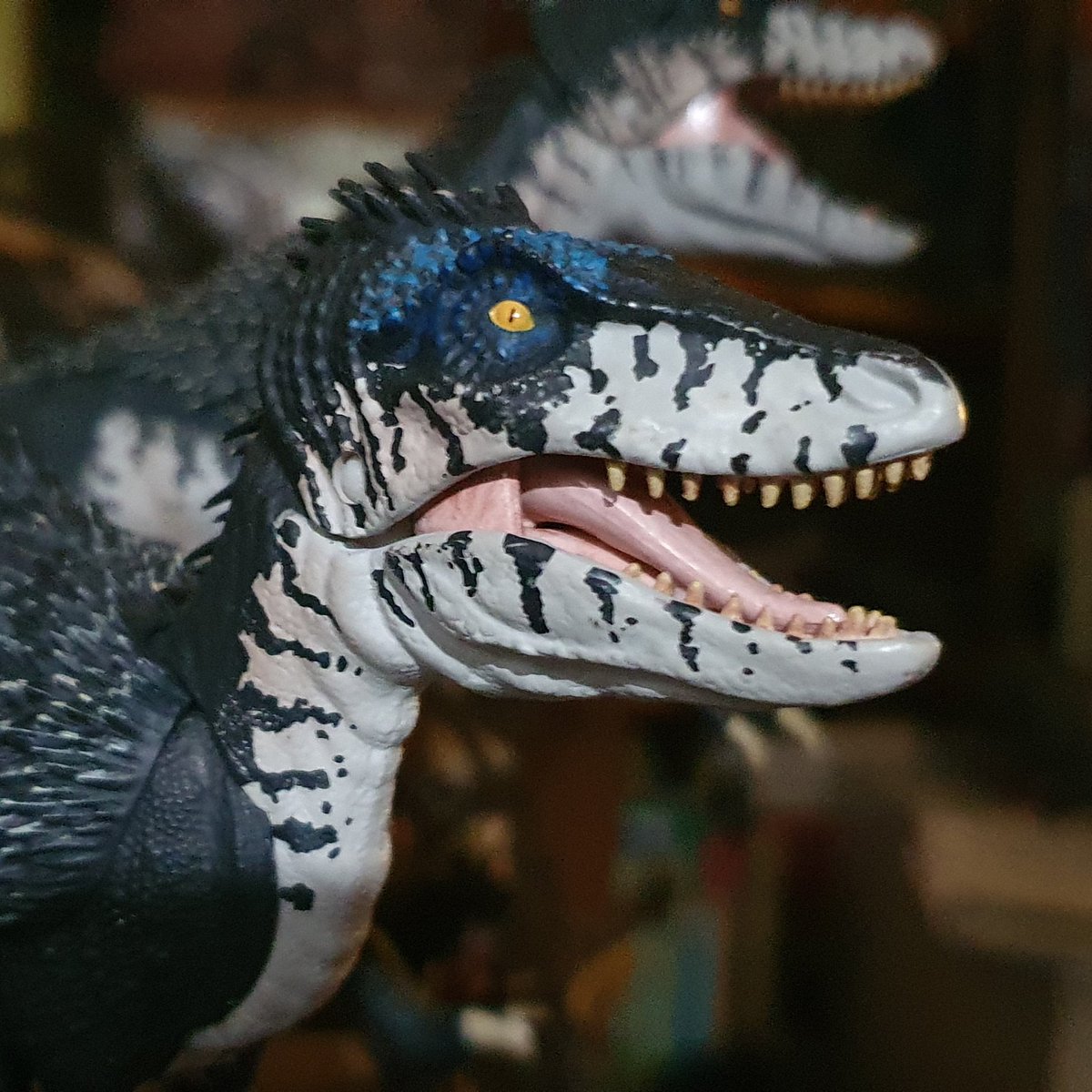 AncientRealms99's tweet photo. Very quick little repaint here, one of my Primeval raptor squad transitioned and is now a female. All that with only a bit of paint.
Imagine if humans could do the same thing ๐
#primeval #bringbackprimeval #raptor #velociraptor #dinosaur #walkingwithdinosaurs https://t.co/IU3gCPsXOa
