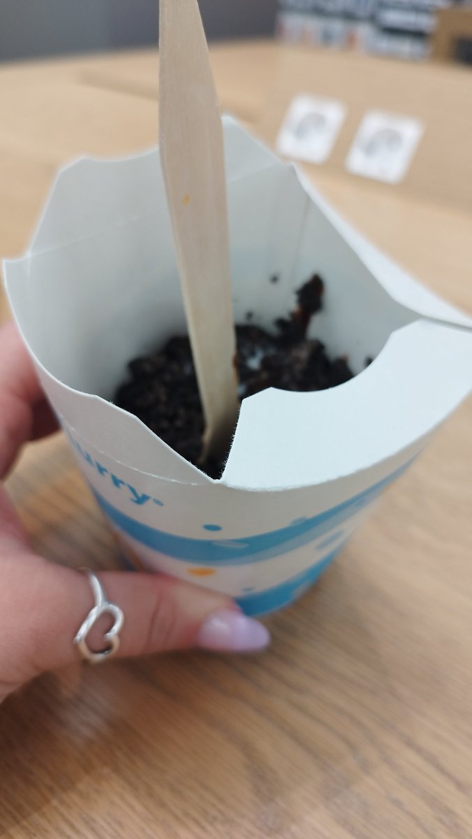 virginiapastor's tweet photo. @McDonalds una vergüenza pagar 3.10€ por un Mcflurry medio vacio. https://t.co/3EiukEptBs