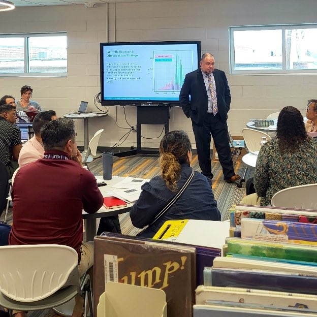 TMFortWorthISD's tweet photo. @FortWorthISD is making the most of professional learning opportunities during Flex Day. For the third time this year, all principals and APs are engaged in personalized calibration activities centered on aligning observation and feedback to improve Tier I instruction. @penaraul https://t.co/U676Omcfyy