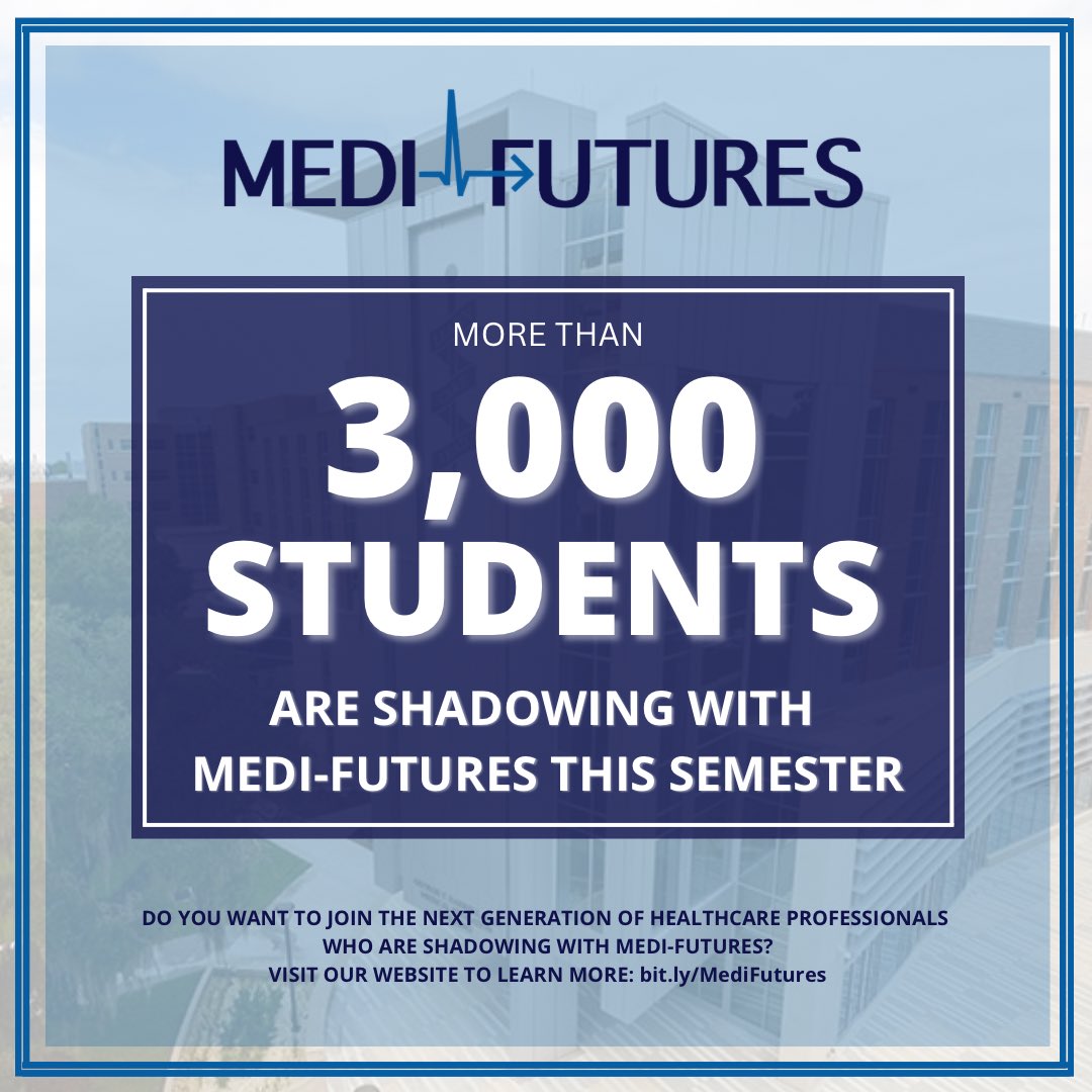 In our very first semester of the Medi-Futures Program, we have surpassed 3,000 student participants! As the Spring 2023 session begins, we would like to thank our students, healthcare professionals, and supporters for empowering the next generation of healthcare professionals.