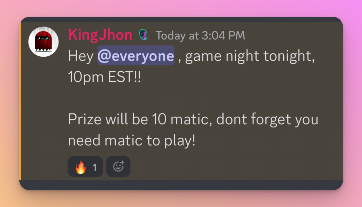 0xSTVG's tweet photo. @Gplaystudios_ holding consistent game nights in their discord! 

Check it out https://t.co/nqVEYAYwRd

Treasury via @juiceboxETH https://t.co/kjXwXTAmwA