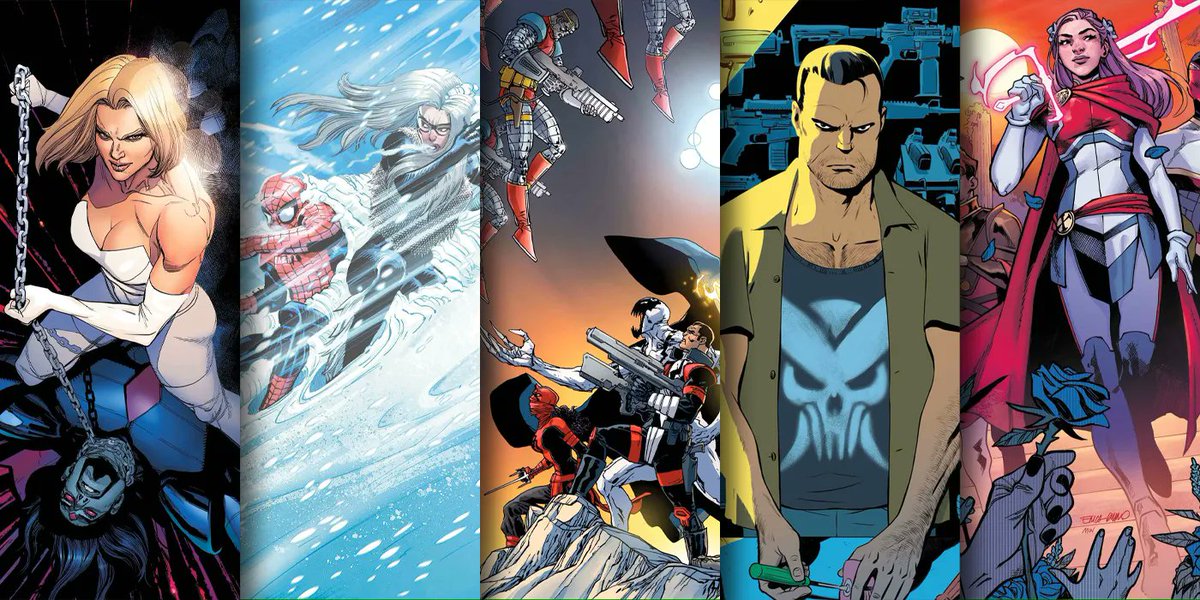 CBR (@cbr) on Twitter photo Marvel's X-Men become immoral for the Sins of Sinister event, plus a new solo series for Captain Britain, Punisher one-shot and more from this week's new comics.
New comics here: buff.ly/3lVtB12
<a href="/Marvel/">Marvel Entertainment</a> @kierongillen <a href="/TiniHoward/">Tini Howard ⚔</a> <a href="/vascogeorgiev/">Vasco GEORGIEV</a> <a href="/gronbekk/">Torunn Grønbekk</a> <a href="/DjibrilMP/">Djibril M-P</a> Marvel's X-Men become immoral for the Sins of Sinister event, plus a new solo series for Captain Britain, Punisher one-shot and more from this week's new comics.
New comics here: buff.ly/3lVtB12
<a href="/Marvel/">Marvel Entertainment</a> @kierongillen <a href="/TiniHoward/">Tini Howard ⚔</a> <a href="/vascogeorgiev/">Vasco GEORGIEV</a> <a href="/gronbekk/">Torunn Grønbekk</a> <a href="/DjibrilMP/">Djibril M-P</a>