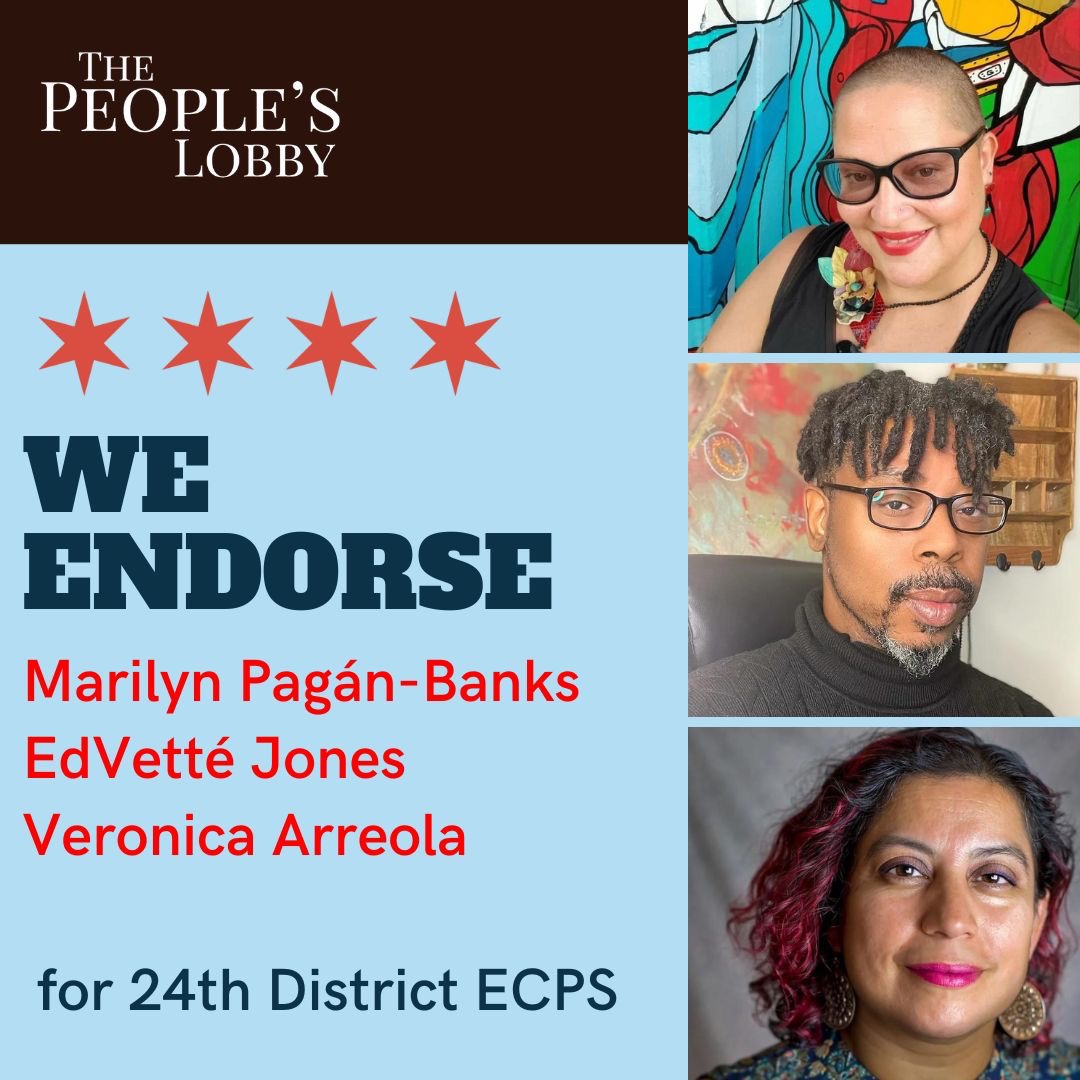 Uniting 24! is honored to receive The People's Lobby (
<a href="/peopleslobbyusa/">The People's Lobby</a>) endorsement. We are excited to continue the necessary work to unite the community. Currently, we are working on canvassing in high-voter precincts and we need your help! Donate now!