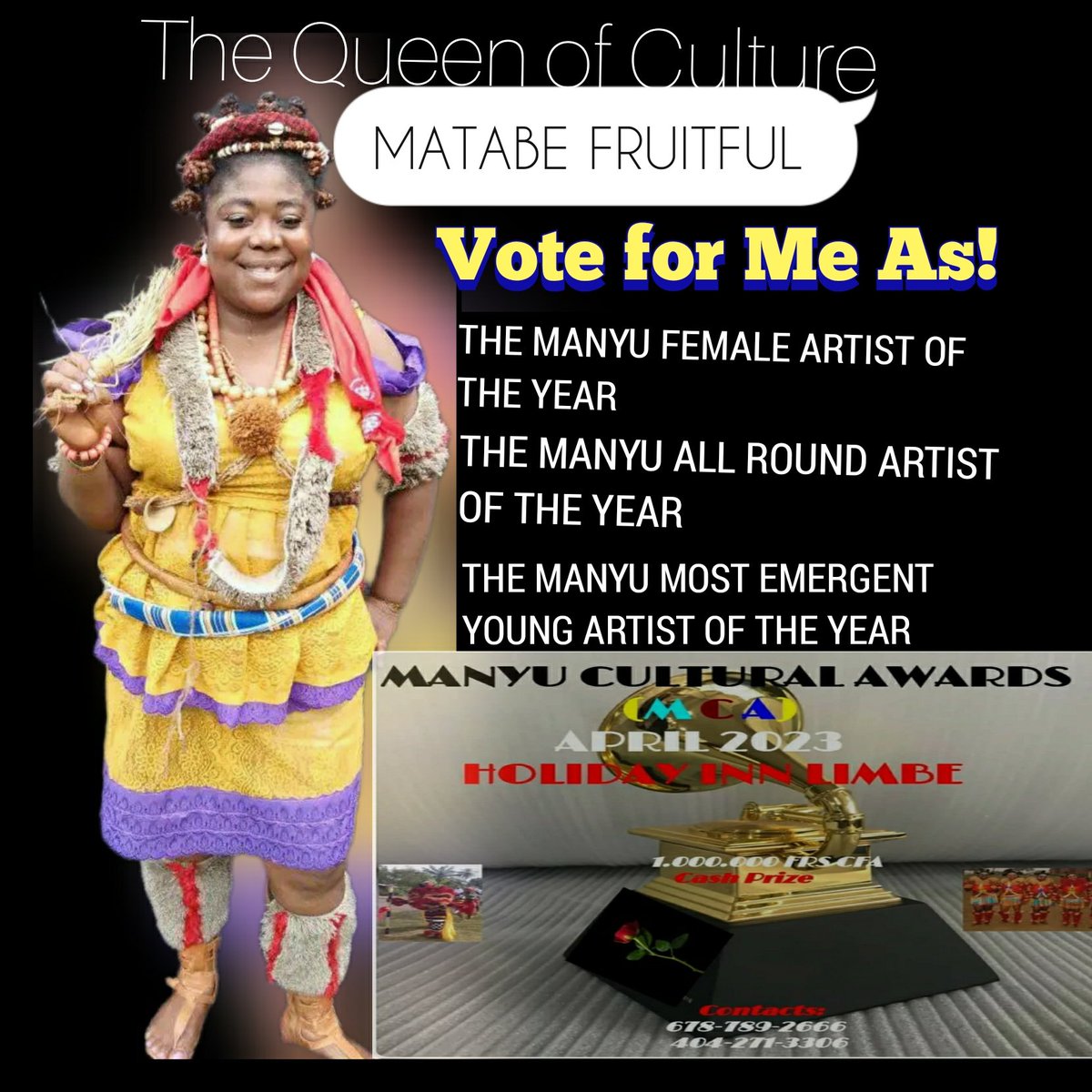 Hello Fam 
Vote Matabe Fruitful 
poll.app.do/cultural-award…