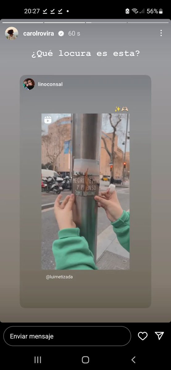 Mariaxime5's tweet photo. Carteles que se pueden encontrar en las calles españolas... 😍😍😍
IG: Carol Rovira
#CarolRovira
#ComoNinguna
#VerdeAmarilloAzul
#carolrovirafans https://t.co/VD2yIgXwin