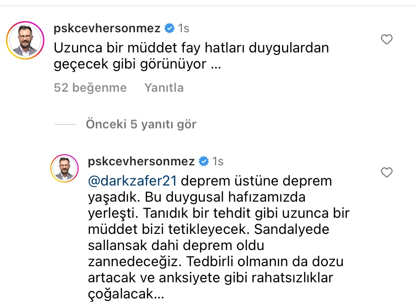 ftmnrsncl's tweet photo. Sürekli en ufak artçıları bile hissediyoruz. Kalbimiz yerinden fırlayacak gibi oluyor. Tekrar o günü hatta daha beterini yaşamaktan korktuğumuz için belki… sürekli panik halindeyiz, Rabbim korusun bizleri 🤲🏻🤲🏻 
#deprem #gürün #maraş https://t.co/16HLnlTkJd