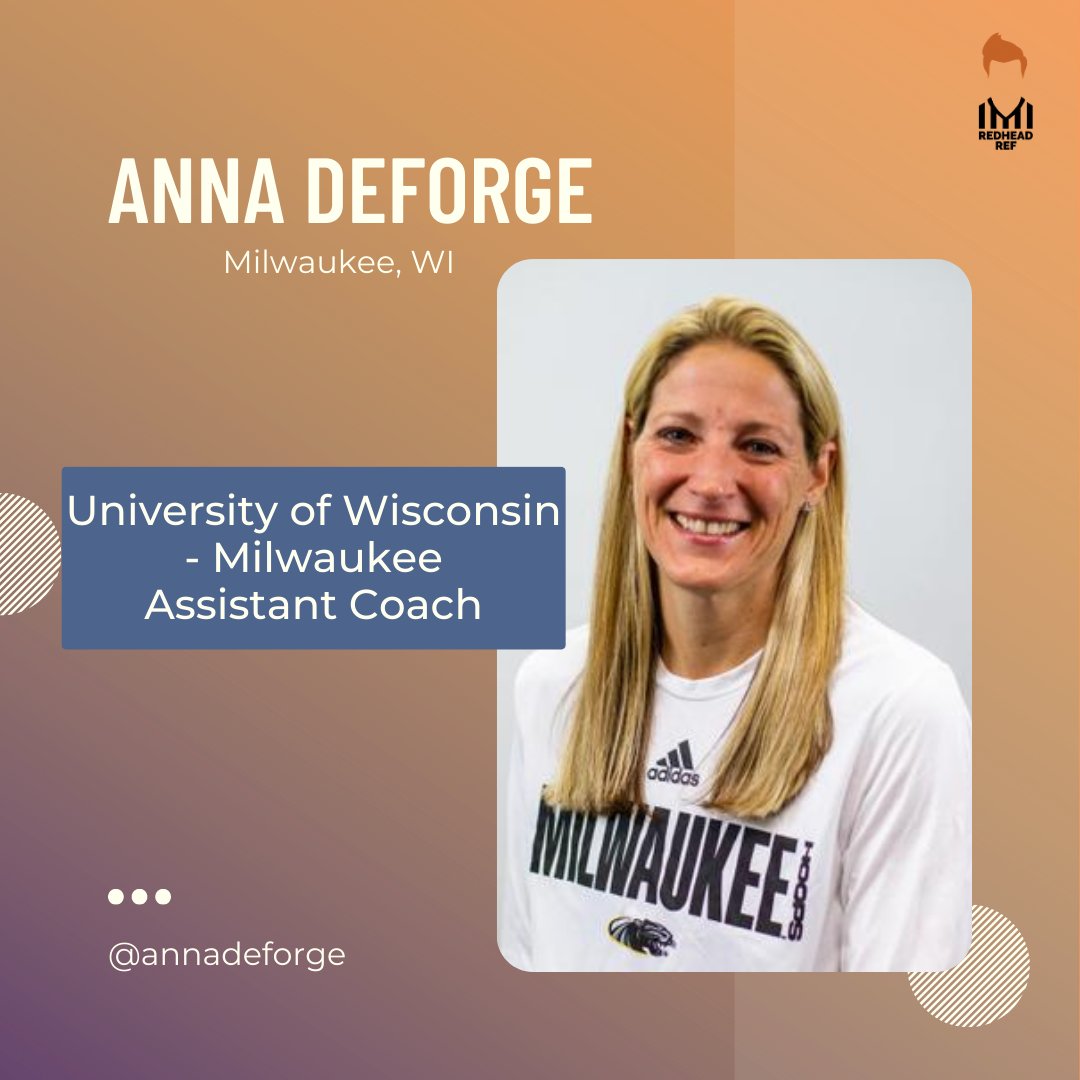 RedheadRef's tweet photo. A rookie coach at @mke_wbb but a vet in the game, our badass #sundayspotlight is @annadeforge!
#womeninsports #shecancoach #womensupportingwomen #womensbasketball #womensbasketballcoaches #womensempowerment #disrupthers #lovethegame #seeitbeit #womenchangingthegame https://t.co/Gwh0NedBAV