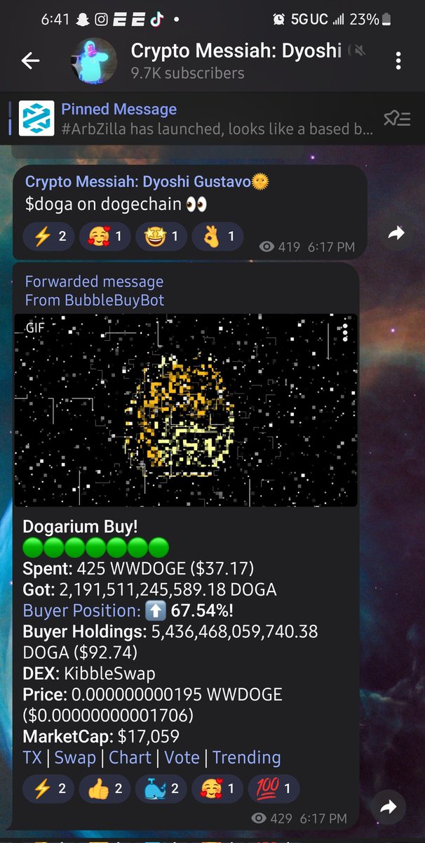 Hoonigan_DeFi's tweet photo. @1goonrich seems to have his eyes and interest on @DogariumDC hmmmm π€π₯π #dogechain #DCgem $doga #doga https://t.co/o4Y9BL3iew