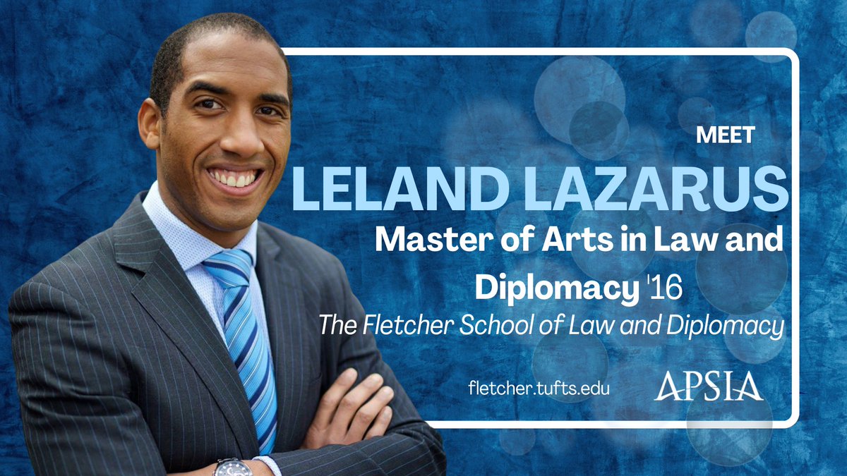 Thinking about a career in #InternationalAffairs and want to know how to set yourself apart from the competition? @FletcherSchool and APSIA member school alum @LelandLazarus ... (1/3)