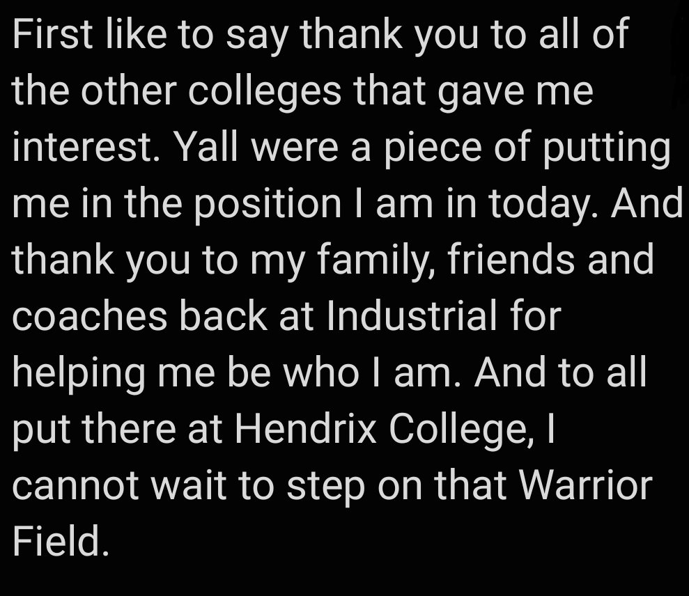 repka_jacob's tweet photo. I have officially decided to take my talents to Hendrix College at Conway Arkansas!! Go, Warriors!
@repka_jason @RecruitTheBend @Recruitcobras @HendrixFootball https://t.co/uhNEIgnXao