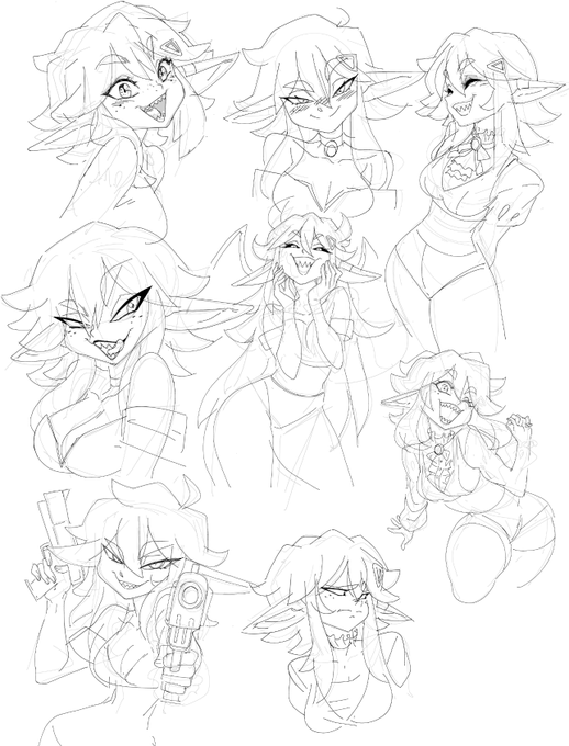These are one of the first gobbo sheets I did, I think these have improved with practice 