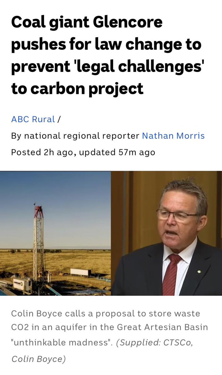 I am very skeptical of any move to put industrial quantities of hypercritical fluid [waste CO2] into into a potable water source, it's just not happening on my watch.