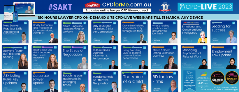CPD_LIVE's tweet photo. #Lawyers @CPDforMe is hosting Stay a Magnet for Talent and Blitz the Competition with Peter McCleary #webinar, MD HR Coach.  Join us at 1pm on 21-2-23 #CPD, Practice Management https://t.co/nvpdMQHVOY https://t.co/dDxcpaN2FG