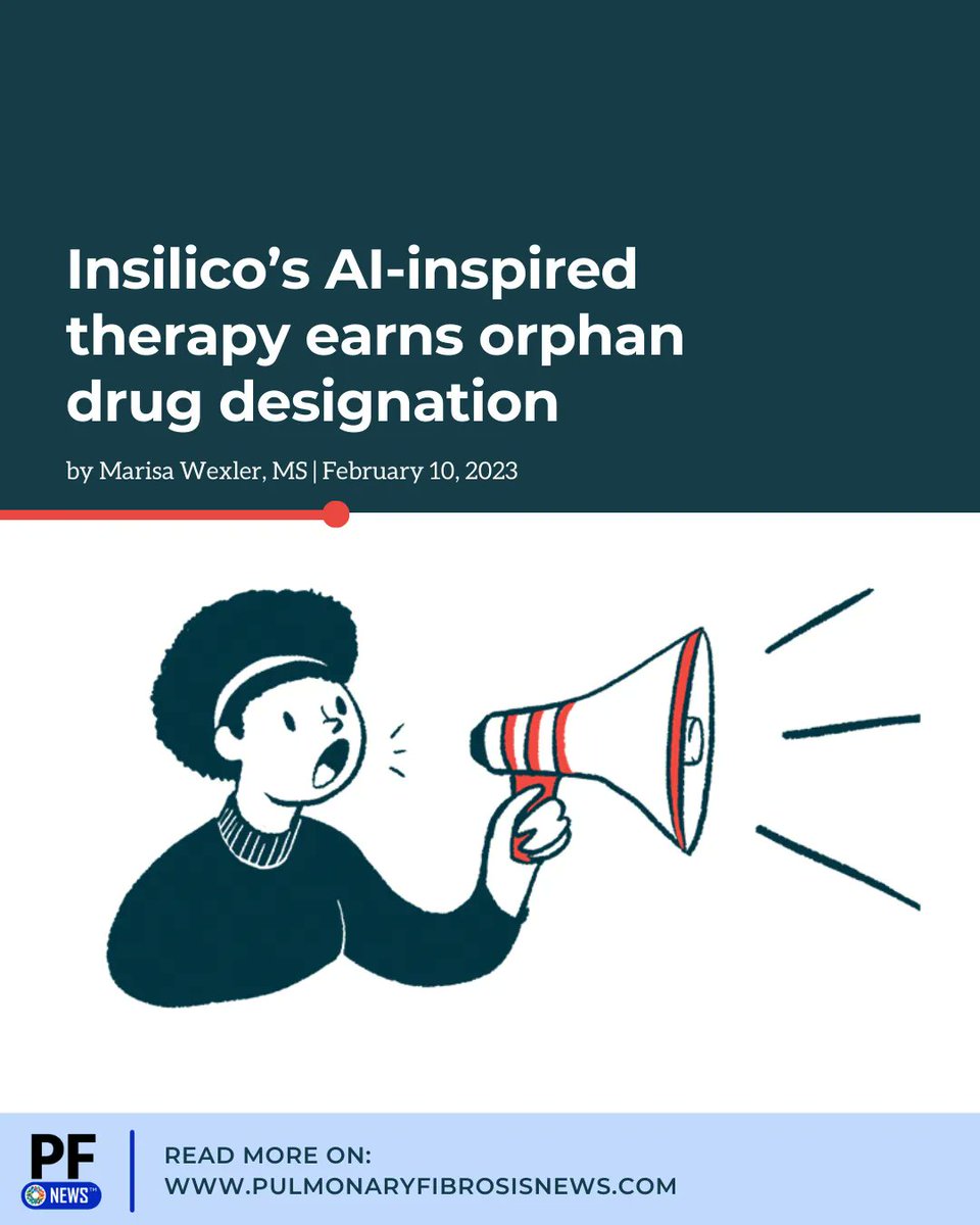 pulmonaryfibros's tweet photo. The FDA has granted INS018_055 orphan drug designation for the treatment of idiopathic pulmonary fibrosis, Insilico Medicine announced. https://t.co/3oFuCD8yMi
#PulmonaryFibrosis #IPF #PFCommunity #LivingWithPF #LungTransplant #ChronicIllness #PFawareness https://t.co/Ng2HenhEDM