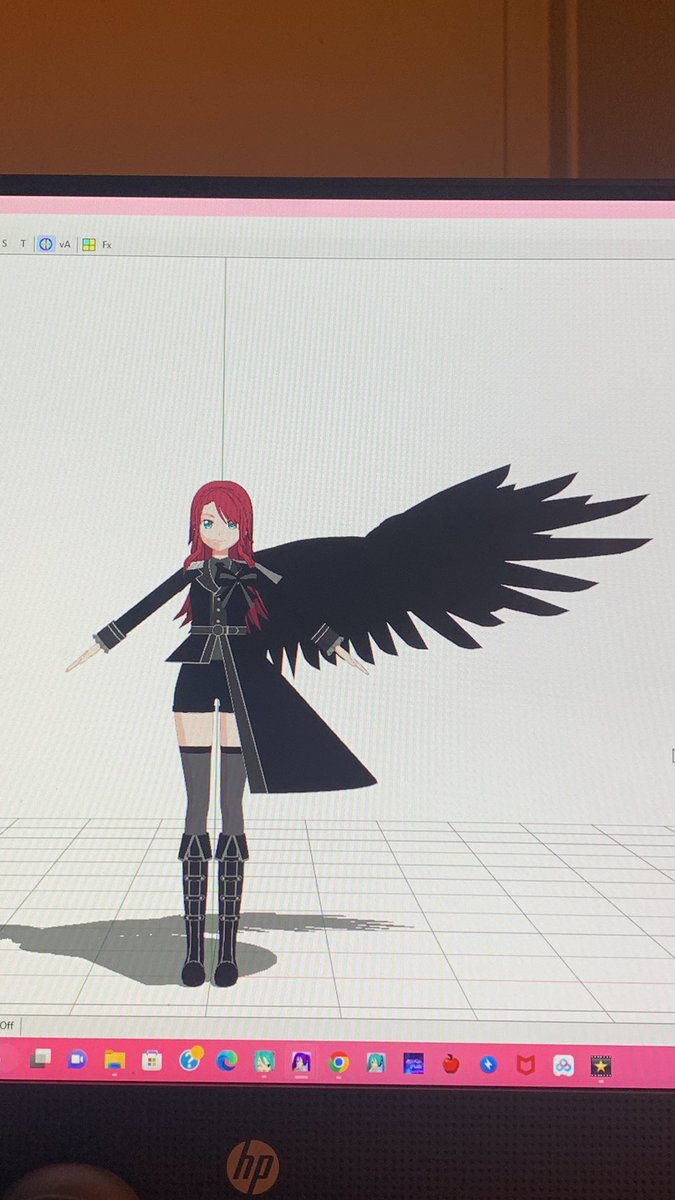 Maruyamafr's tweet photo. Omg WIP #MMD #MMDWIP #ElectricAngel https://t.co/377PrFyf6h