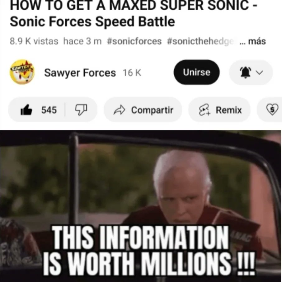 SonicBlastYT1's tweet photo. Everyone Tomorrow at #SonicForces Mobile. https://t.co/ZV5URIxUwT