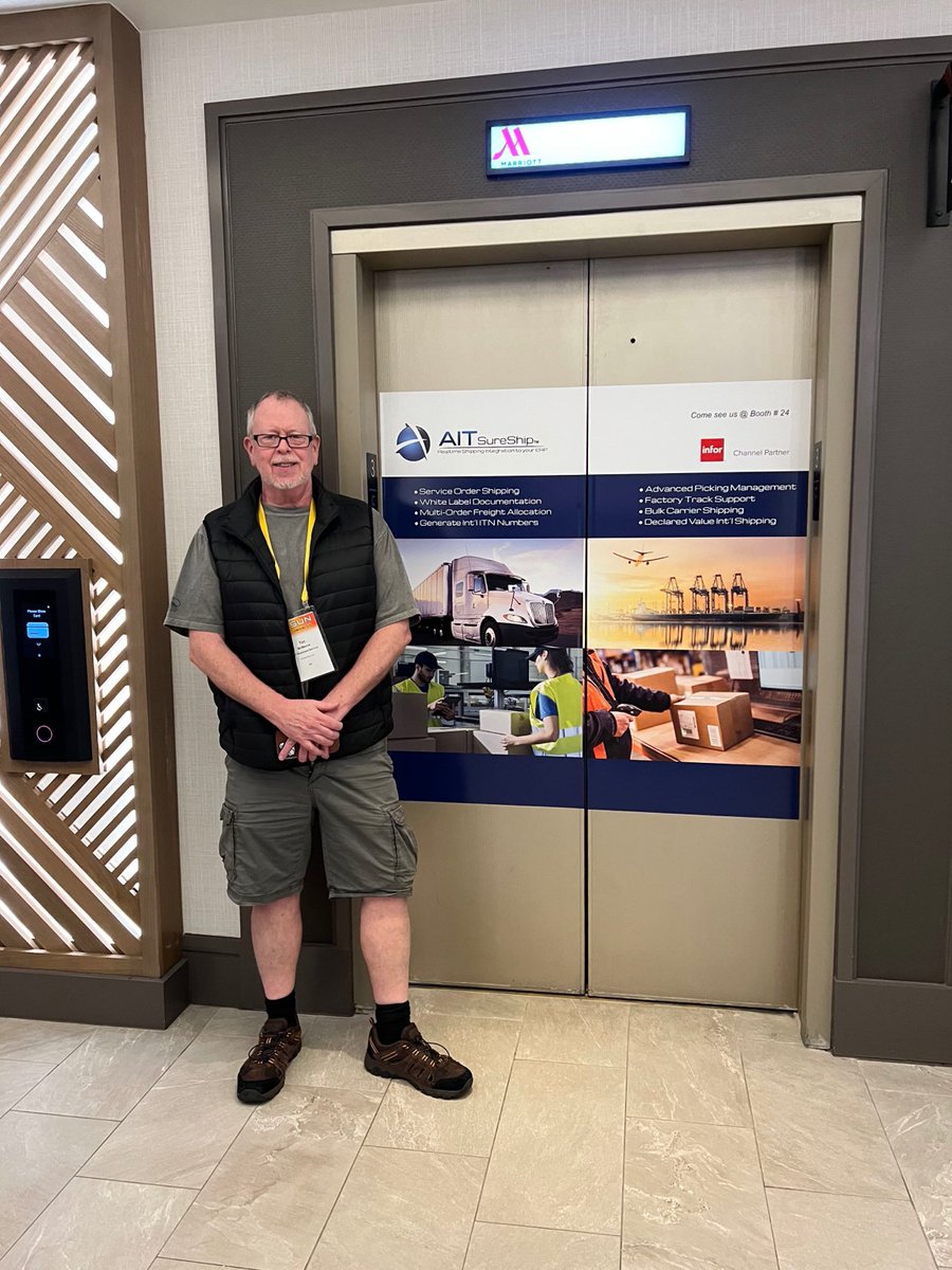 AITBusiness's tweet photo. SUN CONFERENCE 2023 AIT President, Tim McManus speaks about AIT SureShip™: Shipping Management and Carrier Integration for CSI/SyteLine-Session #5 Tuesday, Feb 21 10:45am-11:45am in Salon A/B. Join us to see how easy it is to do your shipping process in one place, at one time! https://t.co/Os8MDMR9hL