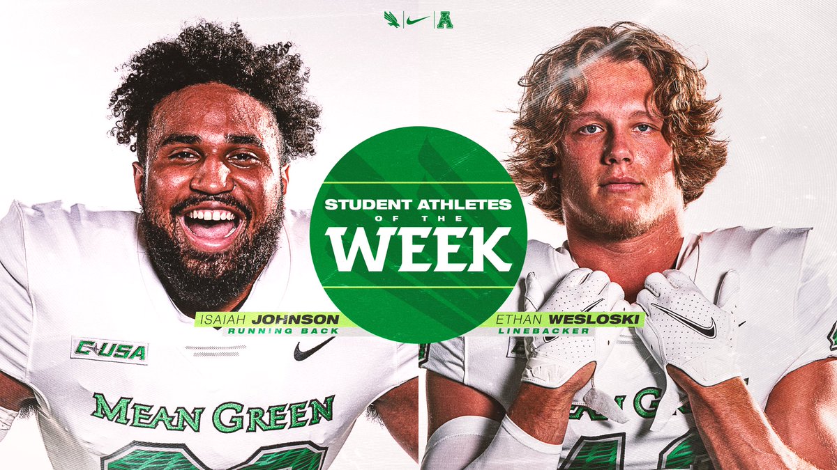 MeanGreenFB's tweet photo. Congrats to our #StudentAthletesoftheWeek๐
@zaijohnson2020 | @wesloski10
#GMG ๐ข๐ฆ
https://t.co/ceTKhylqtT