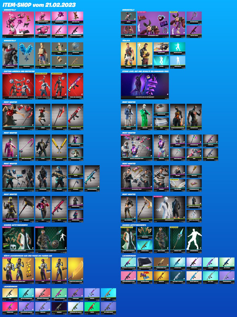 Der neue Item-Shop für 21.02.2023.

Unterstütze einen Creator: barfuem | #ad #Fortnite