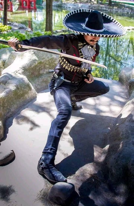 DeltyThe73rd's tweet photo. consider: mexican samurai https://t.co/36QOA4gR04