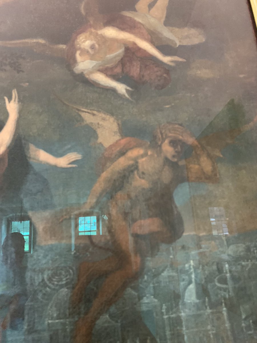 twentytil9's tweet photo. I saw this painting of Satan tempting Christ in the desert and whoo boy, it looks like he’s going through it. https://t.co/1nRuiSUgeX