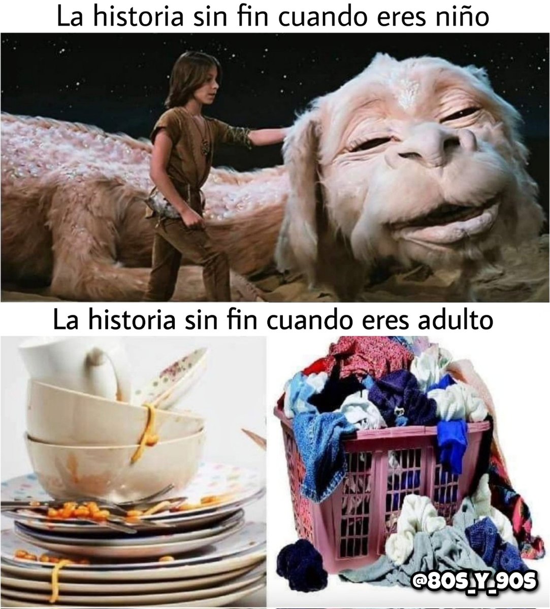 Frikimaestro's tweet photo. La verdadera historia interminable https://t.co/3ztS7SG9Ap