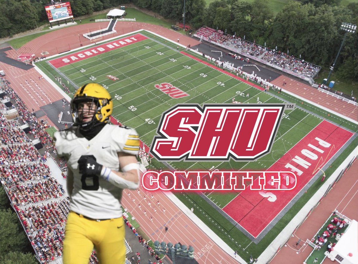 Excited to announce I’ll be continuing my Academic and Football career at Sacred Heart University <a href="/CoachPSap/">Patrick Saporito</a>  <a href="/westcbfootball/">CB West Football</a>