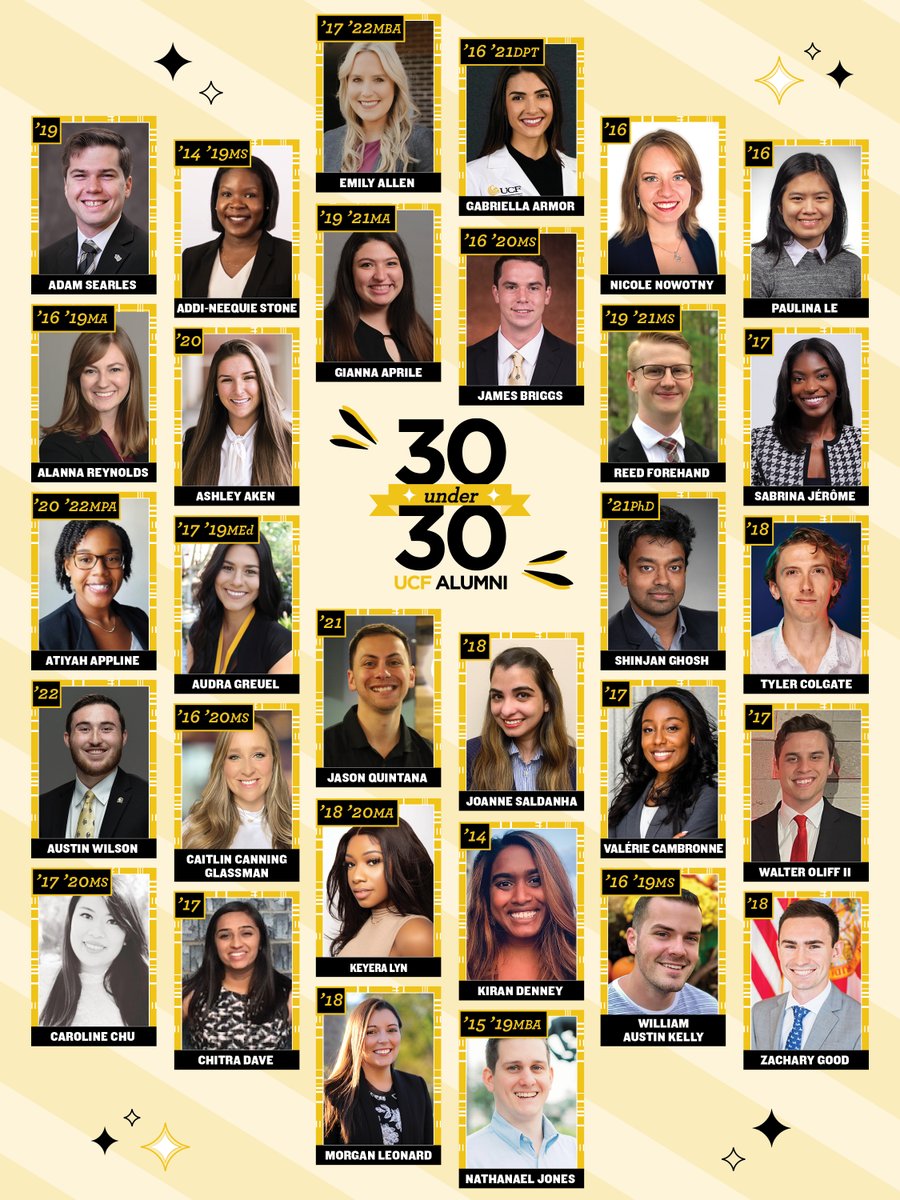 UCFALUMNI's tweet photo. 𝗧𝗵𝗲 𝗨𝗖𝗙 𝟯𝟬 𝗨𝗻𝗱𝗲𝗿 𝟯𝟬 𝗖𝗹𝗮𝘀𝘀 𝗼𝗳 𝟮𝟬𝟮𝟯 🏆 https://t.co/GoR863LdgT