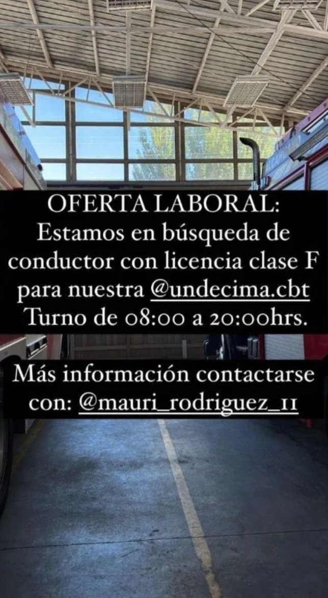UndecimaThno's tweet photo. Oferta laboral
Buscamos con urgencia maquinista para nuestra compañía.

Interesados comunicarse a correo adjunto en imagen.

Ayuda plis! Desde ya gracias https://t.co/BqIRPmoFHg