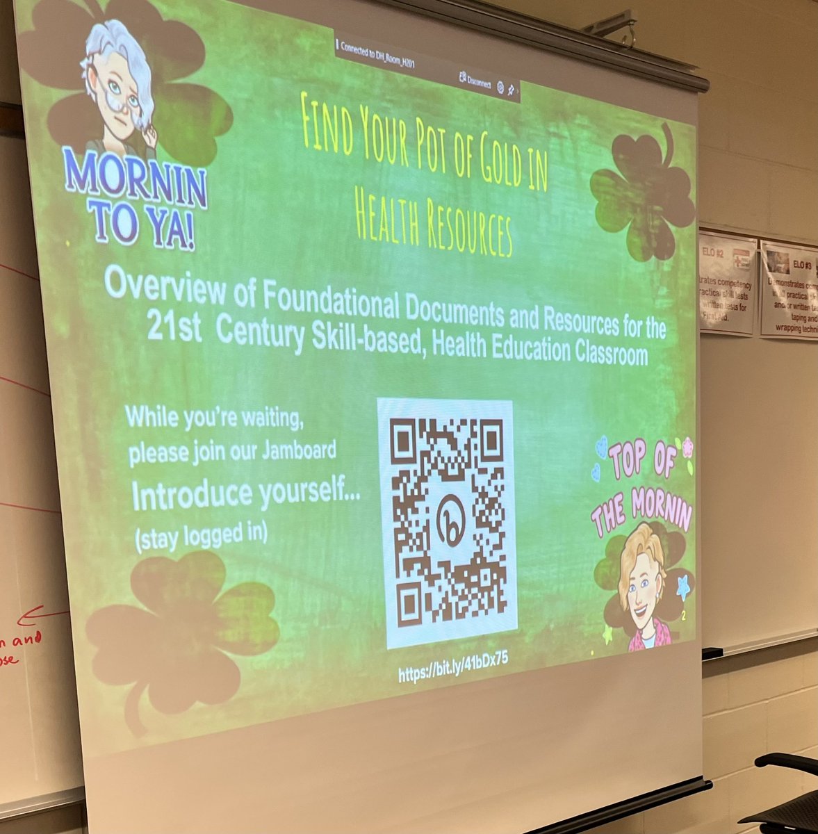 julie_knutson's tweet photo. Dr. Ford and I were able to help health educators “find their pot of gold” in resources at #ndshape2023 https://t.co/Hj6BV9FC7n