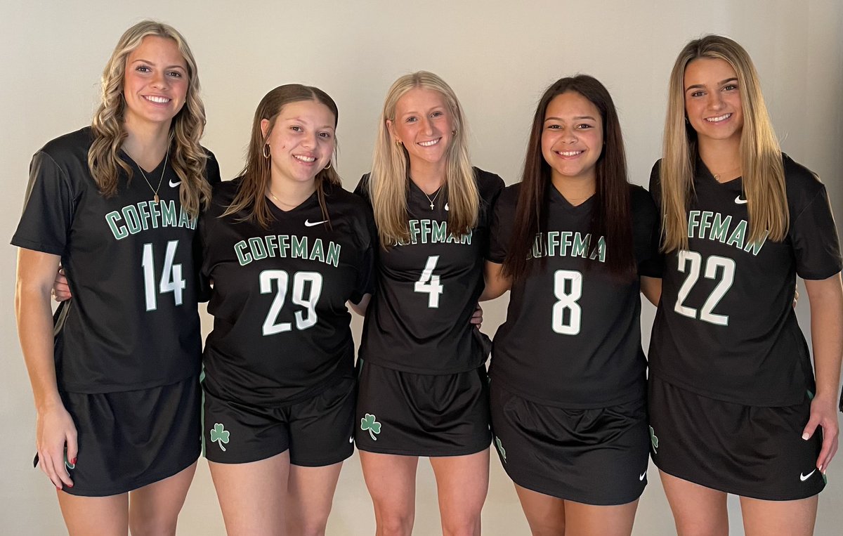 ☘️ Congratulations to the 2023 Coffman Captains!  #RockPride <a href="/KateTyack/">Kate Tyack</a> <a href="/_KiaraJose/">KiaraJose</a> <a href="/baileymorris113/">Bailey Morris</a> Micaiah Parks <a href="/olivialantz12/">Olivia Lantz</a> 💚